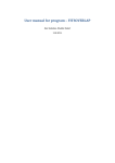 User manual for program &ndash; FITSOVERLAP