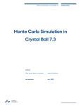 Monte Carlo Simulation in Crystal Ball 7.3