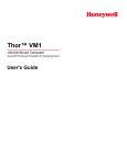 Thor VM1 User`s Guide (Windows CE 6.0 OS)
