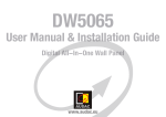 Chapter 4 Using the DW5065