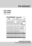 Phonic AM-642 manual