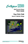 Entegra EXP5000 MFD Guide for the Piper PA-34
