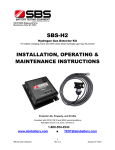 SBS-H2 User`s Manual