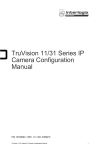 TruVision 11/31 Series IP Camera Configuration Manual