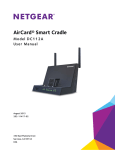 NETGEAR AirCard Smart Cradle Model DC112A User Manual
