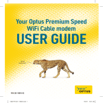 Your Optus Premium Speed WiFi Cable modem USer GUide