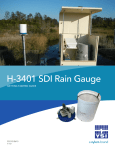 Rain Gauge (H-3401) Manual