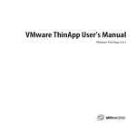 VMware ThinApp User`s Manual