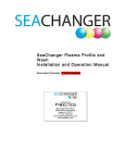 SeaChanger Plasma Profile and Wash Installation and Operation