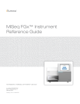 MiSeq FGx Instrument Reference Guide - Support