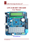 User Manual of LPC2148 Dev Board