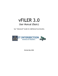 vFILER User Manual