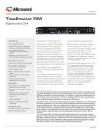 TimeProvider 2300 Datasheet