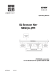 YSI IQ SensorNet MIQ/A-PR Module User Manual