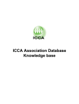 ICCA Association Database Knowledge base