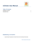 mClicker Application Manual