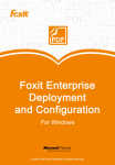 Foxit Enterprise Deployment and Configuration 6.2