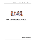 SAMIS Administrators User Manual