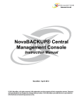 NovaBACKUP® CMC User Manual