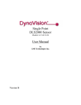 Single Point DLS2000 Sensor User Manual