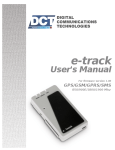 e-track User`s Manual [FW1.00]
