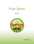 Vine Server Manual