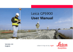 Leica GPS900 User Manual