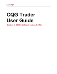 CQG Trader User Guide