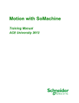 Chapter 4: Motion with SoMachine