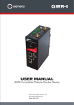 USER MANUAL  - GWR-I industrial cellular router