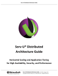 Serv-U Distributed Architecture Guide