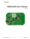 Freescale FRDM-KL05Z User`s Manual