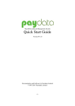 Paydata Quickstart Guide