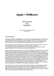 Apple 1 ROMcard