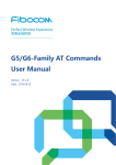 G5/G6-Family AT Commands User Manual