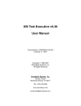 SSI Test Executive v6.36 User Manual