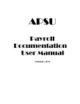Payroll Documentation User Manual