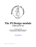 PLDesign manual