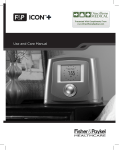 F&P ICON+ Auto CPAP Manual