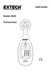 USER GUIDE Model AN10 Anemometer