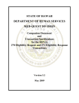 STATE OF HAWAII DEPARTMENT OF HUMAN SERVICES MED