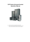 CHF Series Universal Inverter Operation Manual