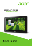 Acer Iconia Tab A700 Manual