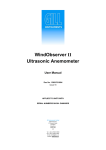 Gill WindObserver II Anemometer User Manual