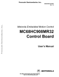 MC68HC908MR32 Control Board