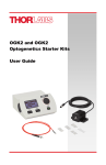 OGK2 and OGK2 Optogenetics Starter Kits User Guide