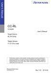 CC-RL Compiler User`s Manual