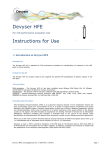 Devyser HFE Instructions for Use