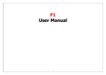 F1 User Manual - Hitech Mobiles