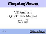 VE Analysis Quick User Manual